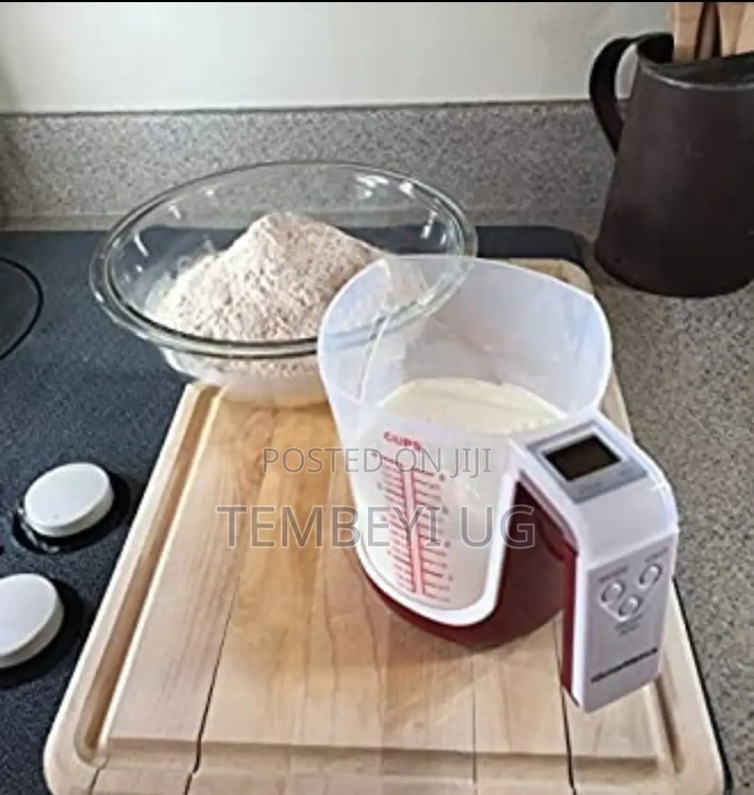 Kitchen Weighing Scale With Measuring Cup