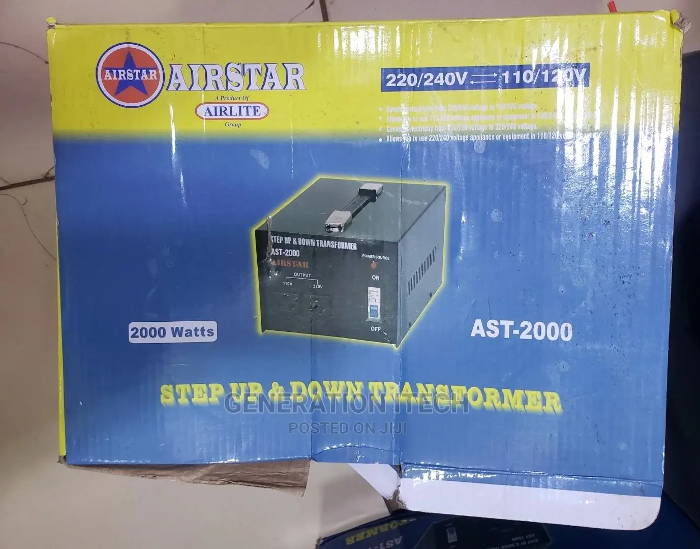 Step Up and Down Transformer 2000 Watts
