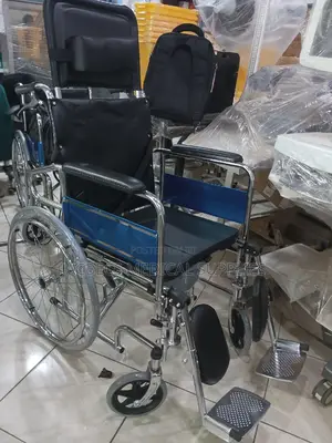 Stainless Wheelchair With Backrest