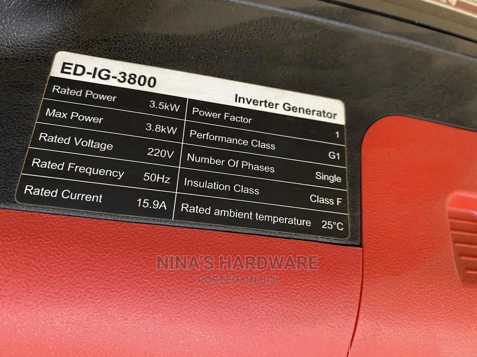 Super Silent Generator 3.8kva (Edon Generator)