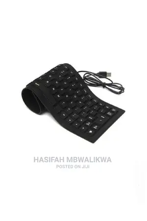 Flexible Full-Sized Keyboard- Black