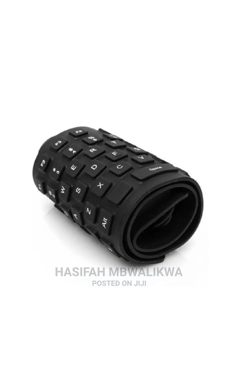 Flexible Full-Sized Keyboard- Black