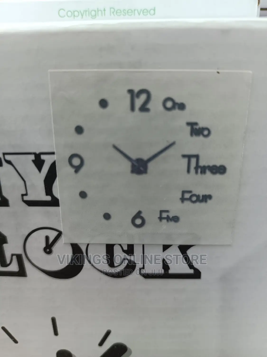 Fashion 3d Wall Clock