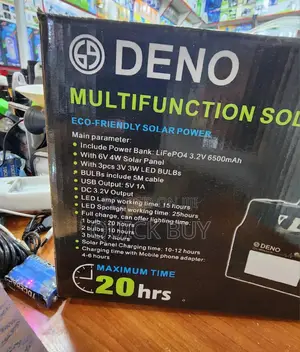 Multifunction Solar Lighting System and Power Bank