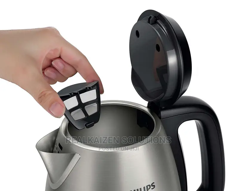 PHILIPS 1.5L Brushed Metal Rust Resistant Kettle 2200W