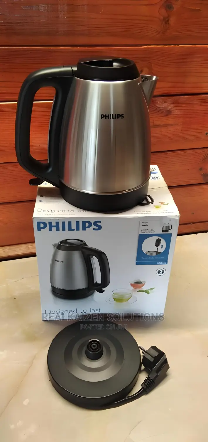PHILIPS 1.5L Brushed Metal Rust Resistant Kettle 2200W