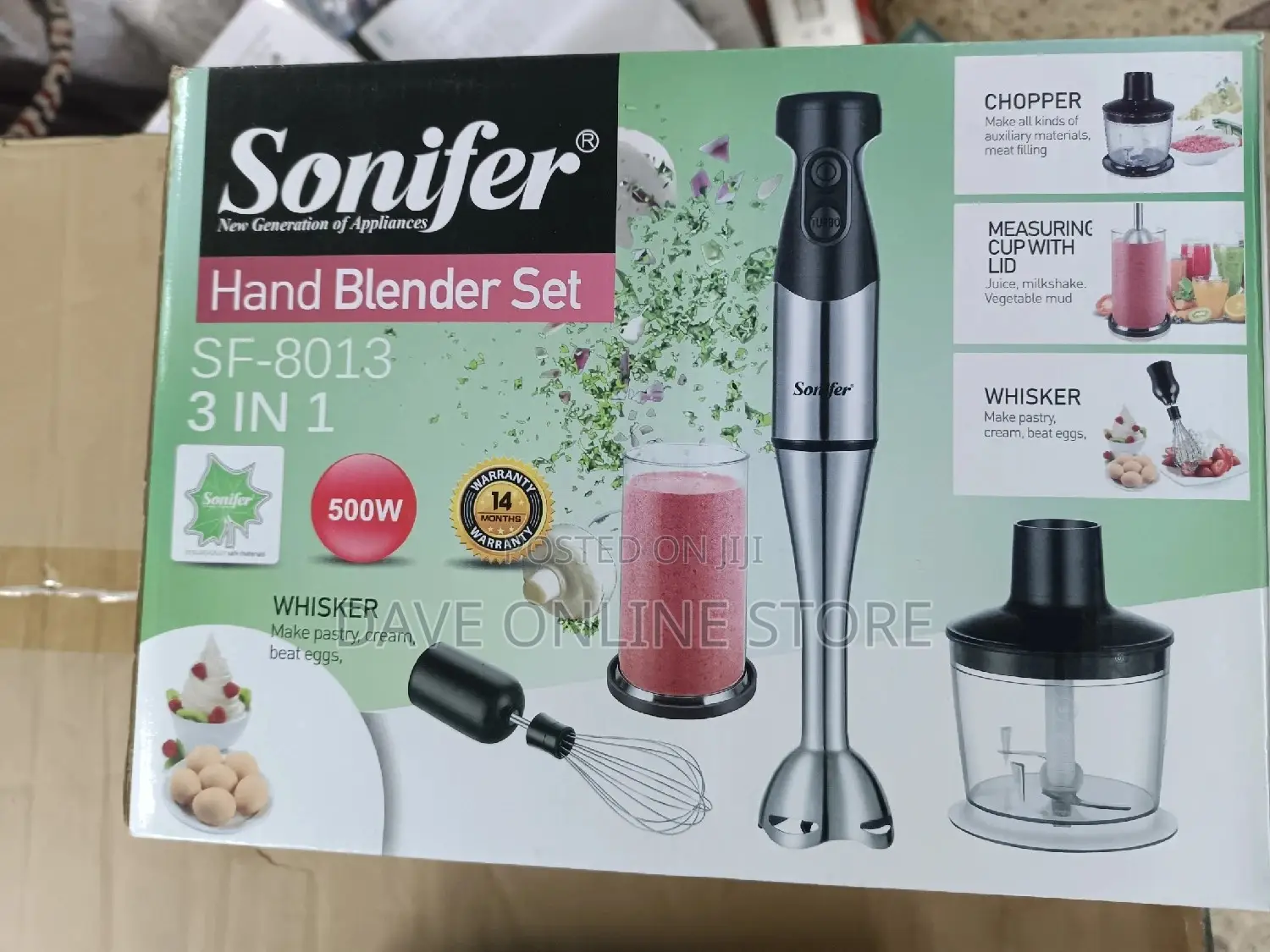 3 in 1 Sonifer Hand Blender.