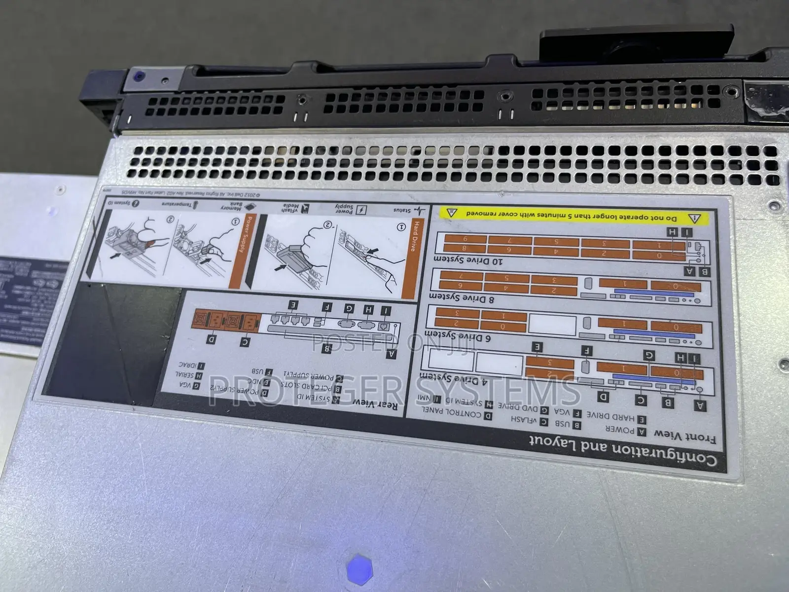 Server Dell PowerEdge R620 32GB Intel Xeon HDD+SSD 640GB