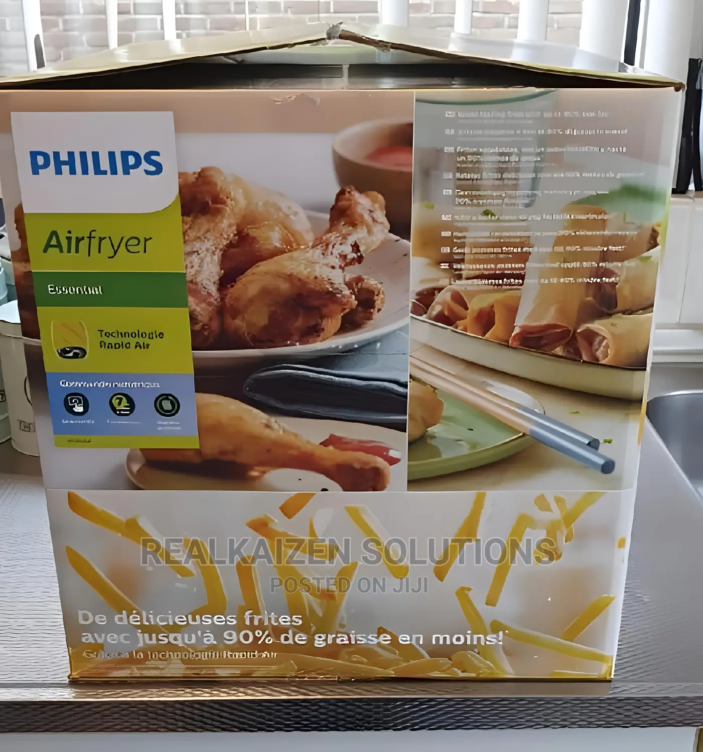 PHILIPS 4.1L Digital Rapid Air Touch Panel Air Fryer 1400W