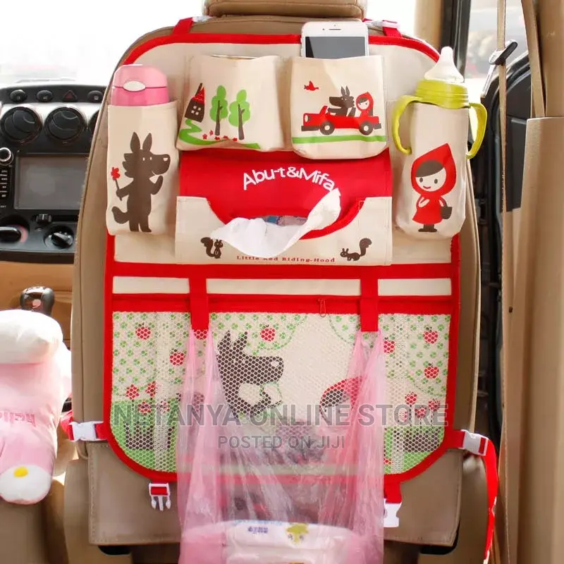 Cartoon Car Seat Back Organizer