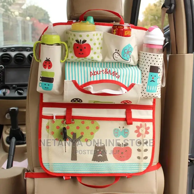 Cartoon Car Seat Back Organizer