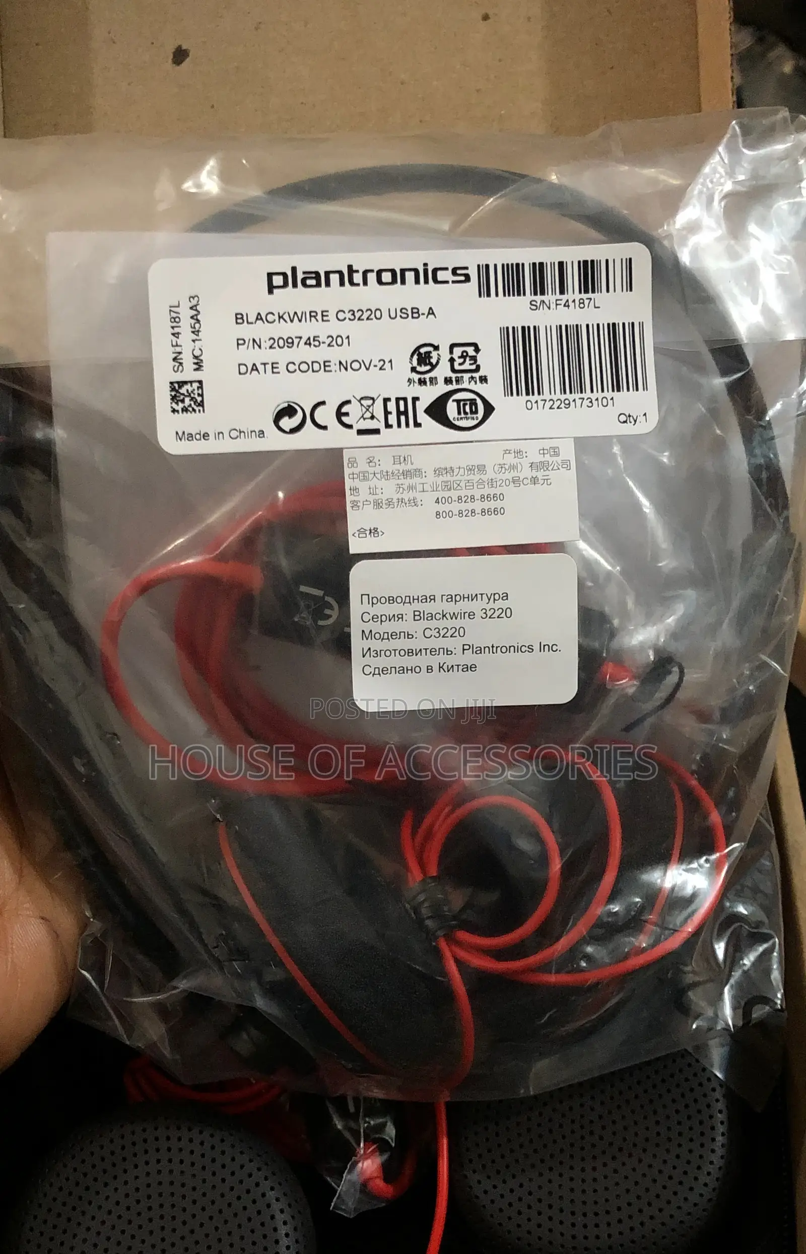 Blackwire C3220 Usb -a Headsets