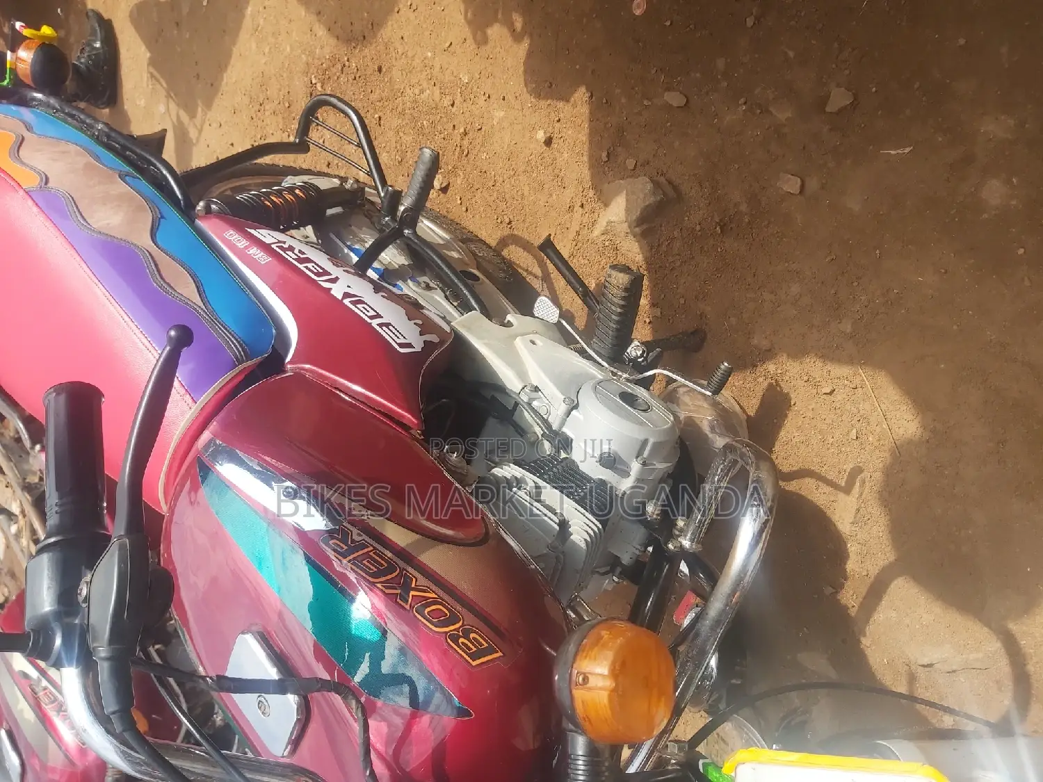 New Bajaj Boxer 100 2019 Red