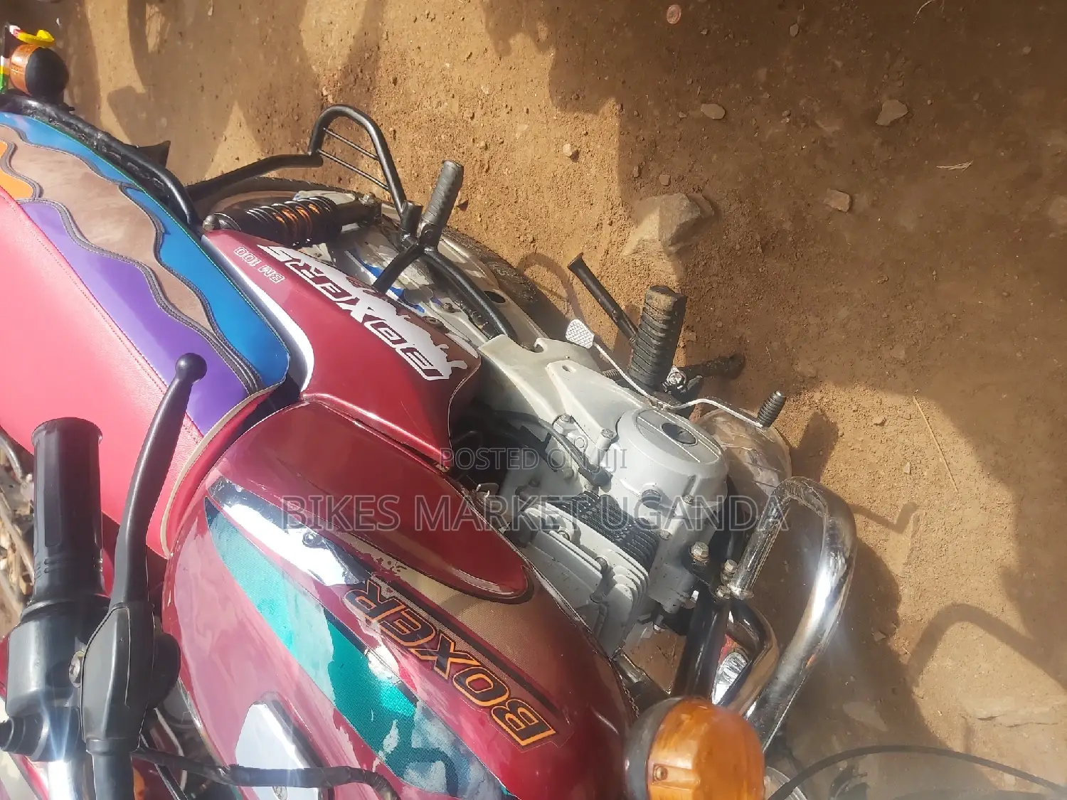 New Bajaj Boxer 100 2019 Red