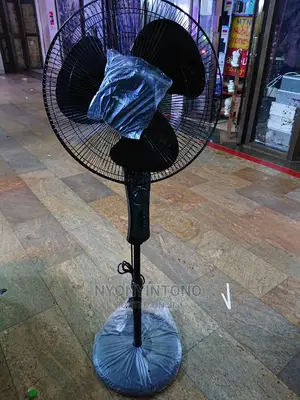 Mewe Stand Fan With 1yr Warranty in Black and White Colours