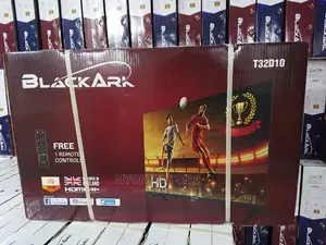 32" Black Ark Digital Frameless Tv Designed in England