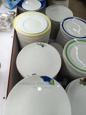 12 Pcs Large Ceramic Dinner Plates