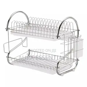 2layers S- Shaped Dish Drainer Rack