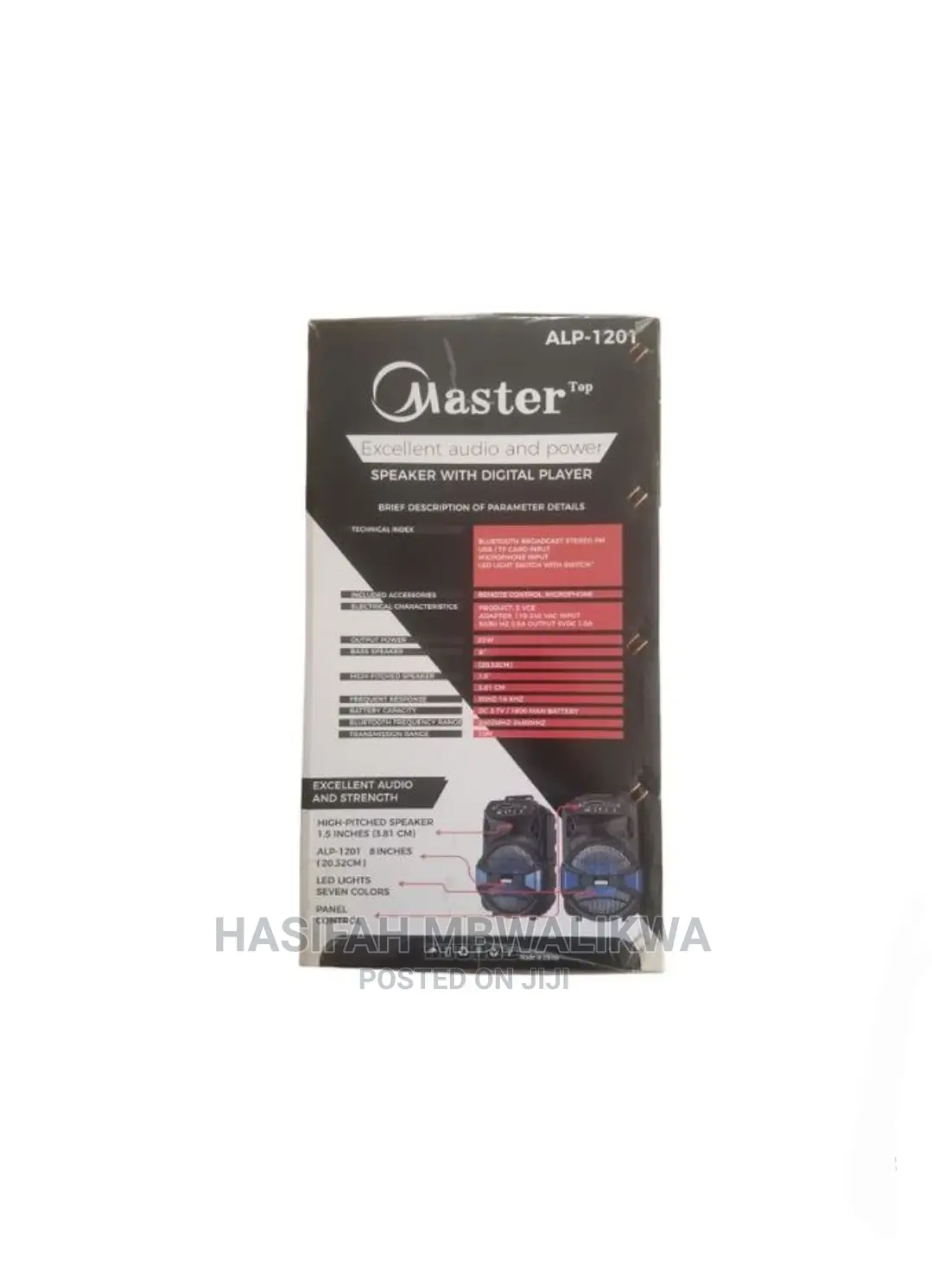 Master Speaker With Digital Player and Microphone
