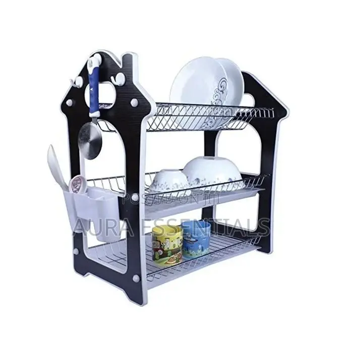Heavy Duty 3layer Dish Rack Dish Drainer