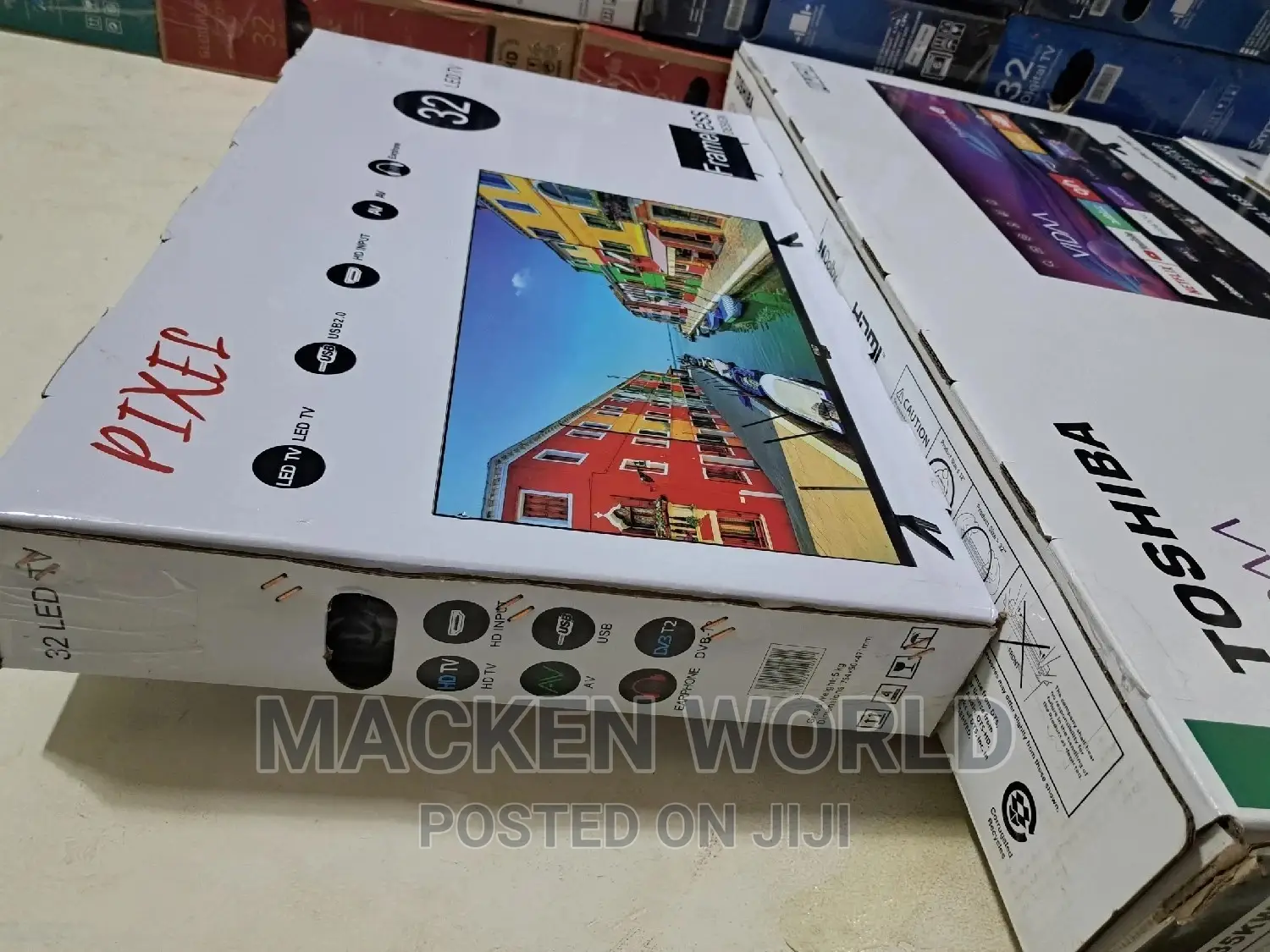 32 Inches Pixel Digital Frameless Tv