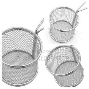 Stainless Steel Chips Deep Frying Basket.