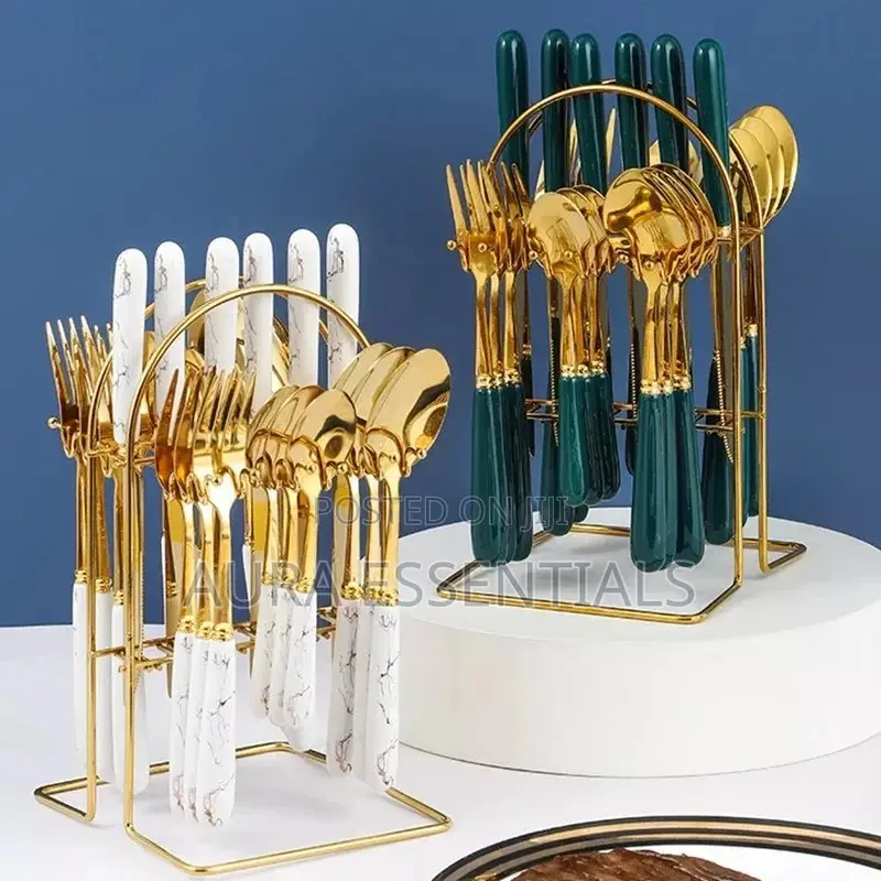 Cutlery Set Folks, Spoons With Stand