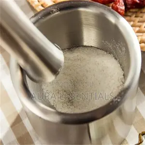 Metallic Mortar and Pestle, Spice Grinder