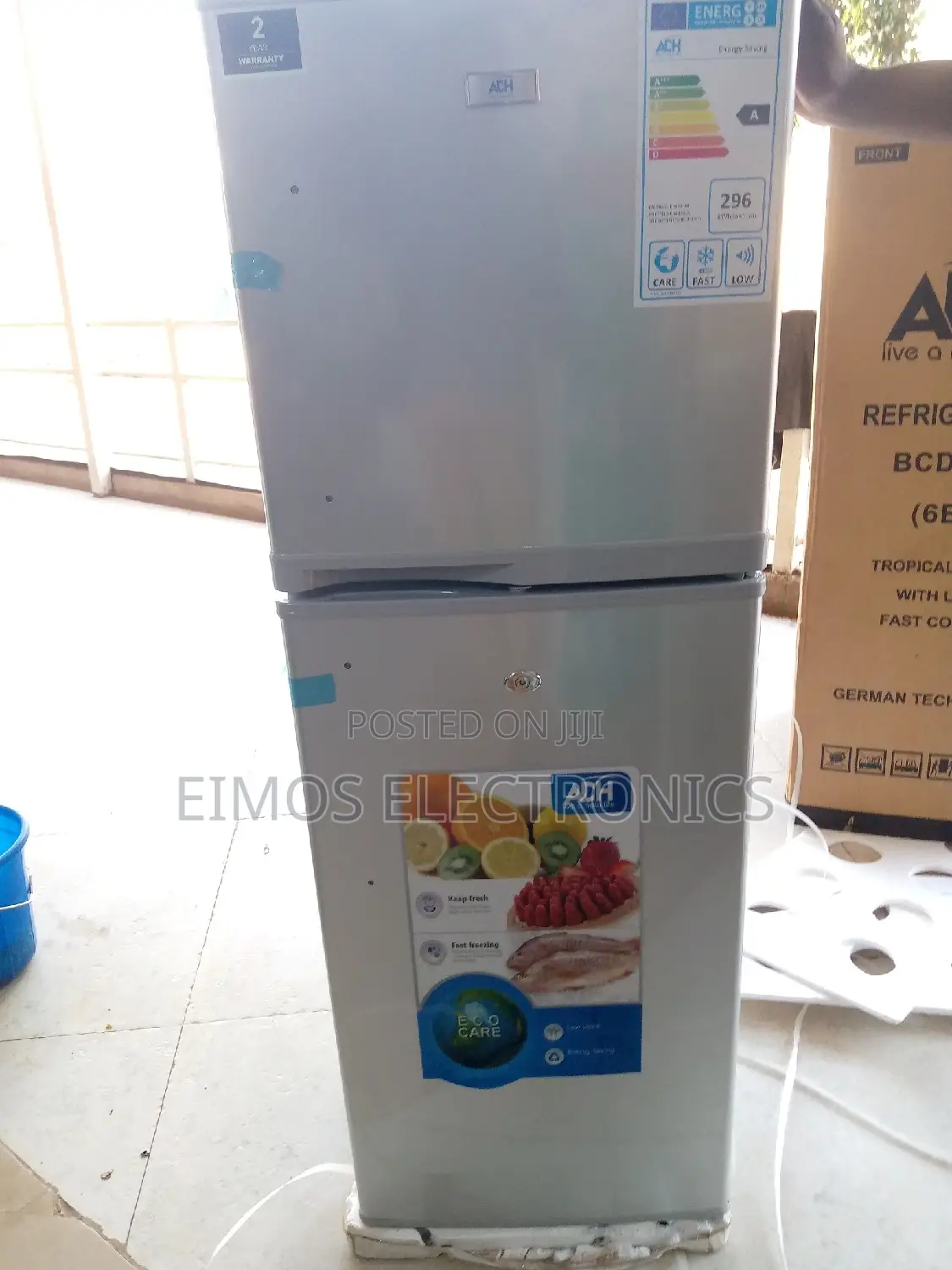 Adh Double Door Fridge 168 Litres