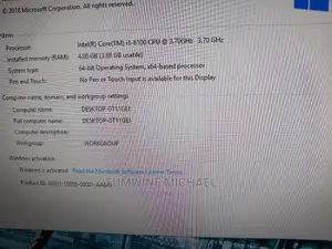 Lenovo ThinkCentre M715 Tiny 4GB Intel Core I3 SSD 256GB