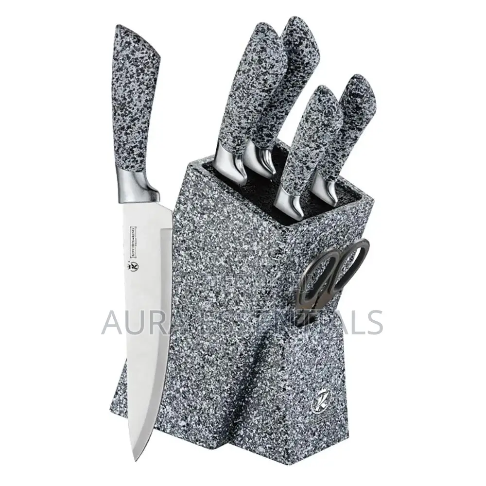 Kitchen-King 7pcs Marble Knives Set