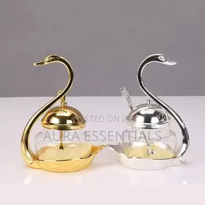 Swan Sugar Dish Salt and Pepper Bottle Bowl