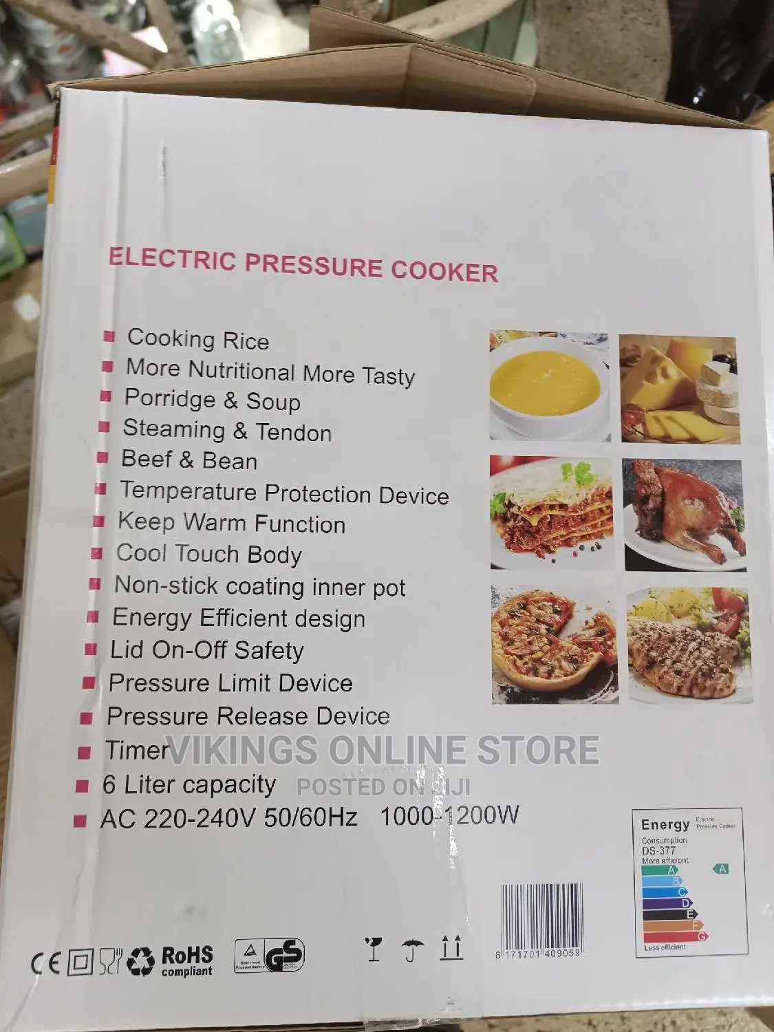 6L Silvercrest Pressure Cooker