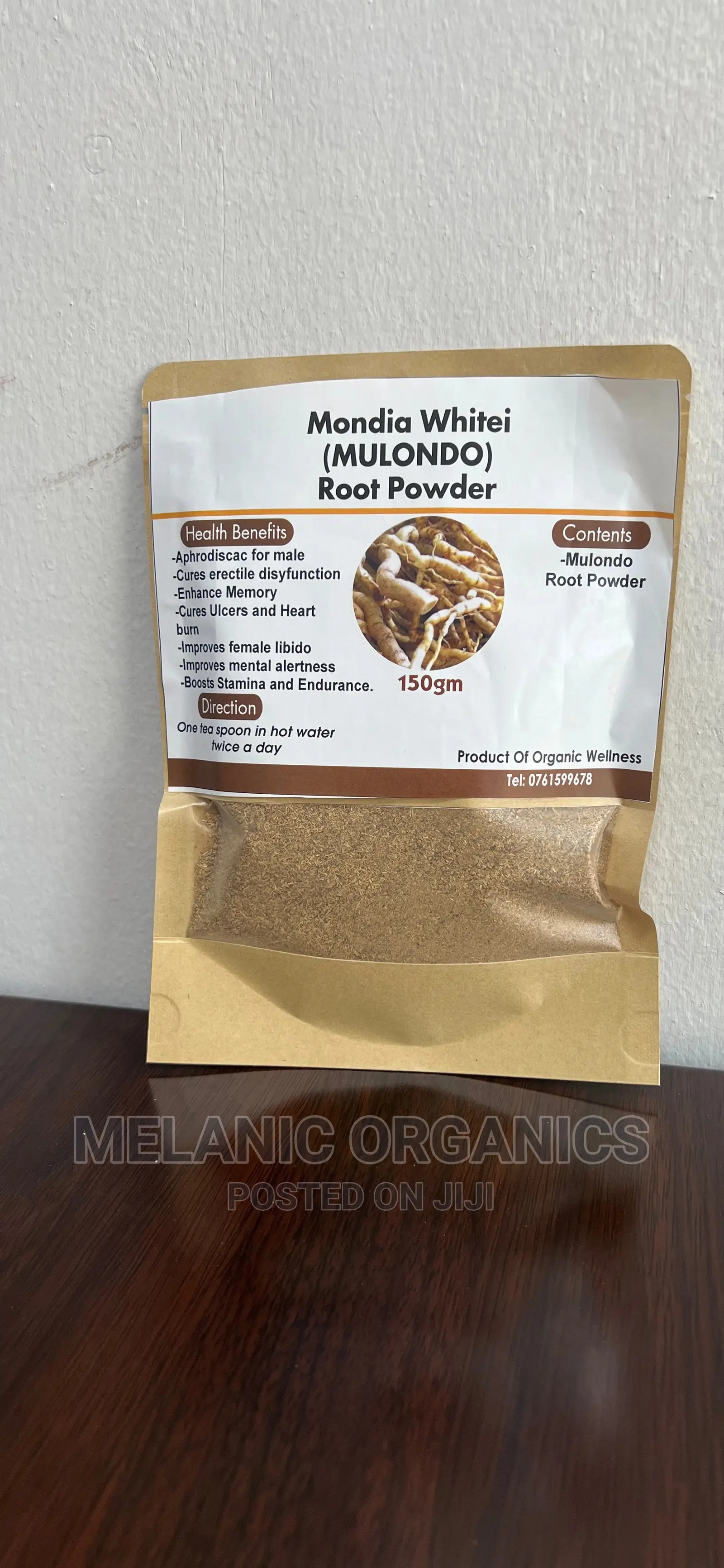 1 Mondia Whitei Root Powder (Mulondo) 150gm