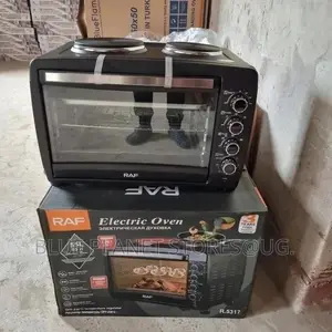 RAF 55litres Electric Oven With Hotplates|| 1800w || R.5317