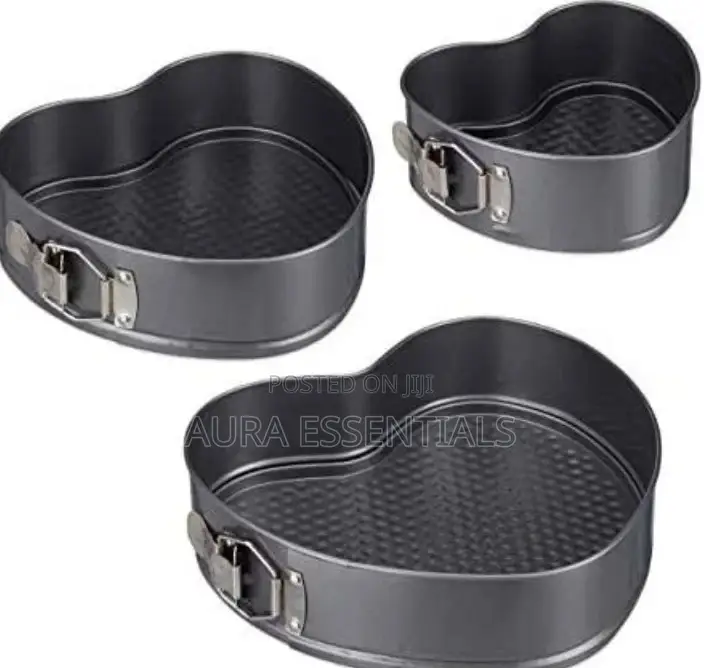 Shaped Heart Cake Mold Pans 3pcs