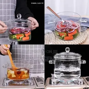 Glass Cooking Pot