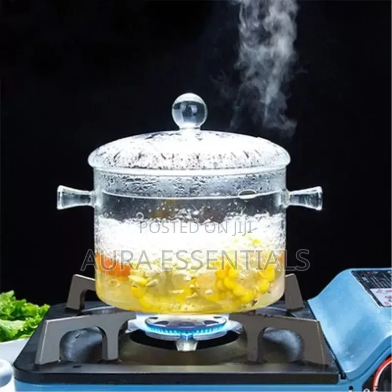 Glass Cooking Pot