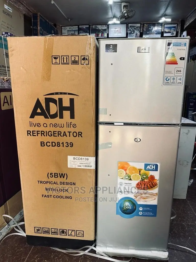 Adh 168L Double Door Refrigerator