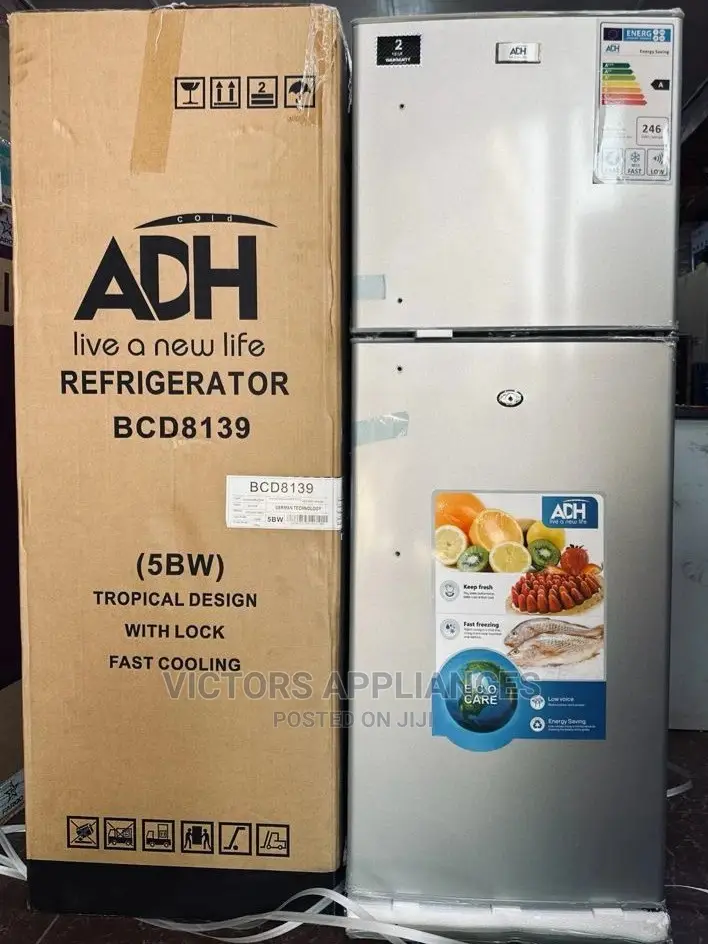 Adh 168L Double Door Refrigerator