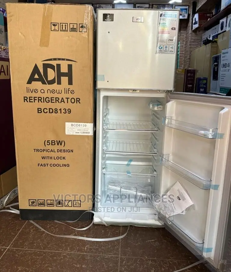 Adh 168L Double Door Refrigerator