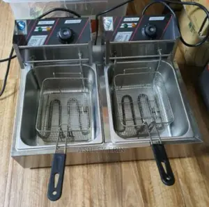 12L Hoffman Electric Double Deep Fryer