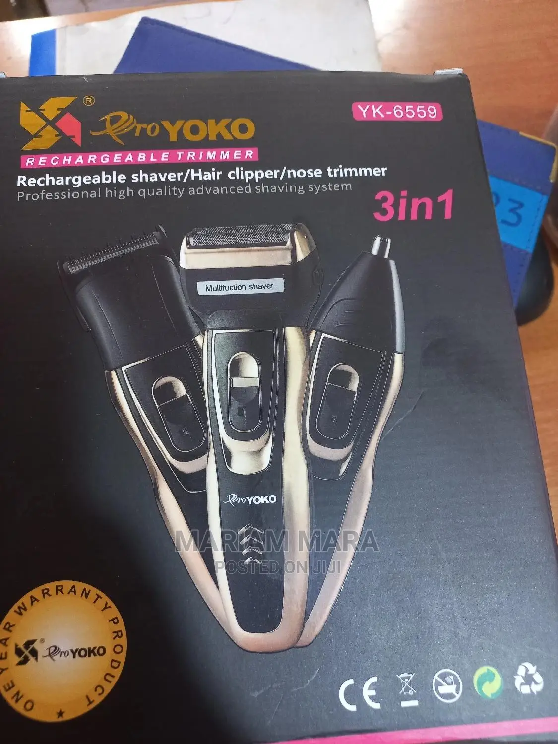 Rechargeable Trimmer(3in1)