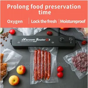 Automatic Vacuum Sealer Machine Food Packing Sealer, Black