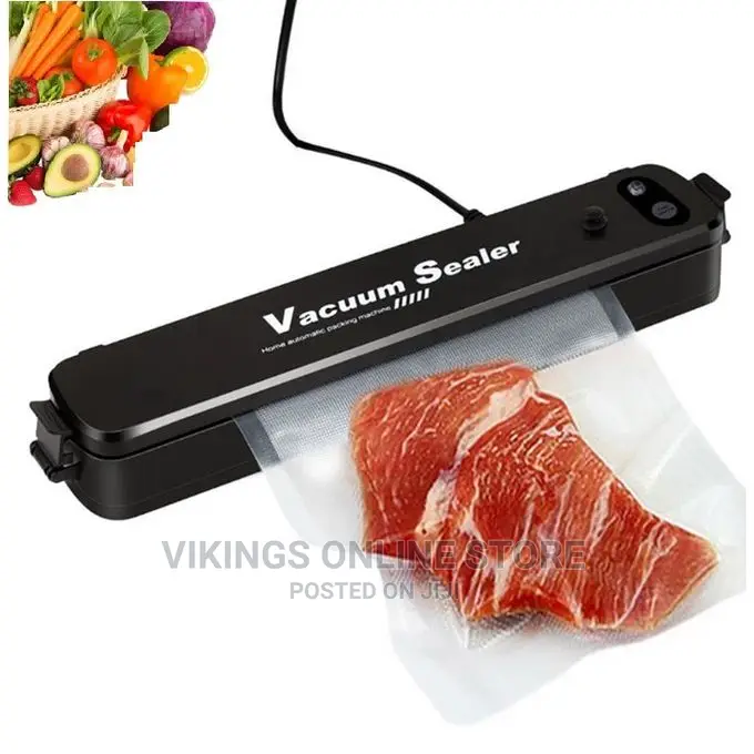 Automatic Vacuum Sealer Machine Food Packing Sealer, Black