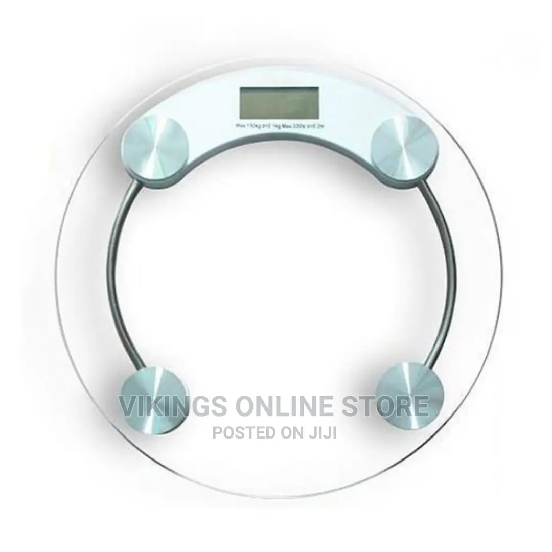 Digital Glass Bathroom Personal Weighing Scale - Clear