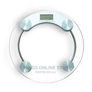 Digital Glass Bathroom Personal Weighing Scale - Clear
