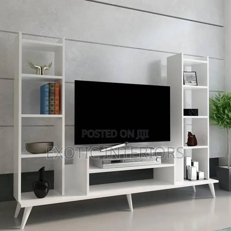 Tv Stand Modern White Call