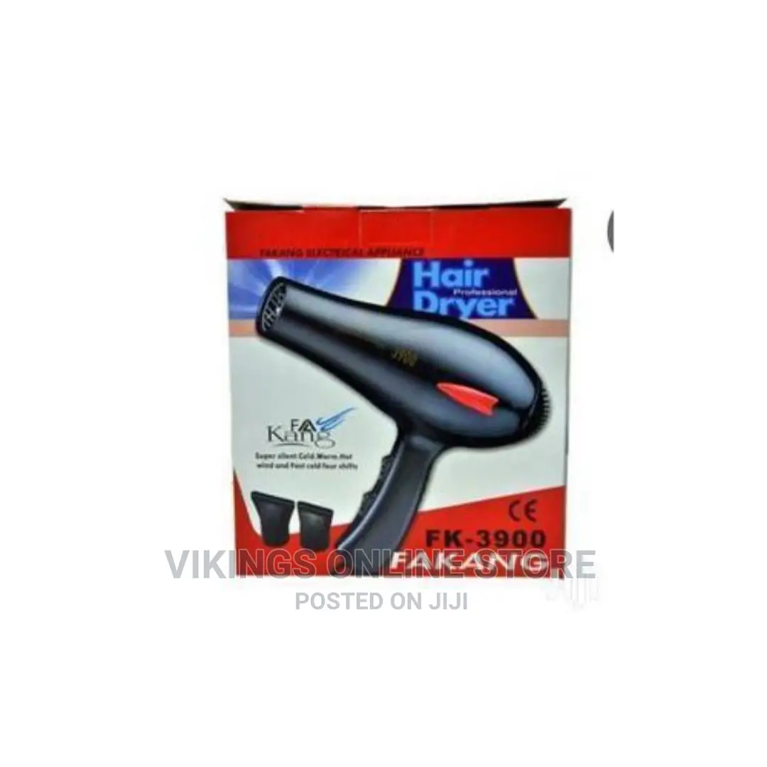 Fakang Electric Hair Dryer - Black