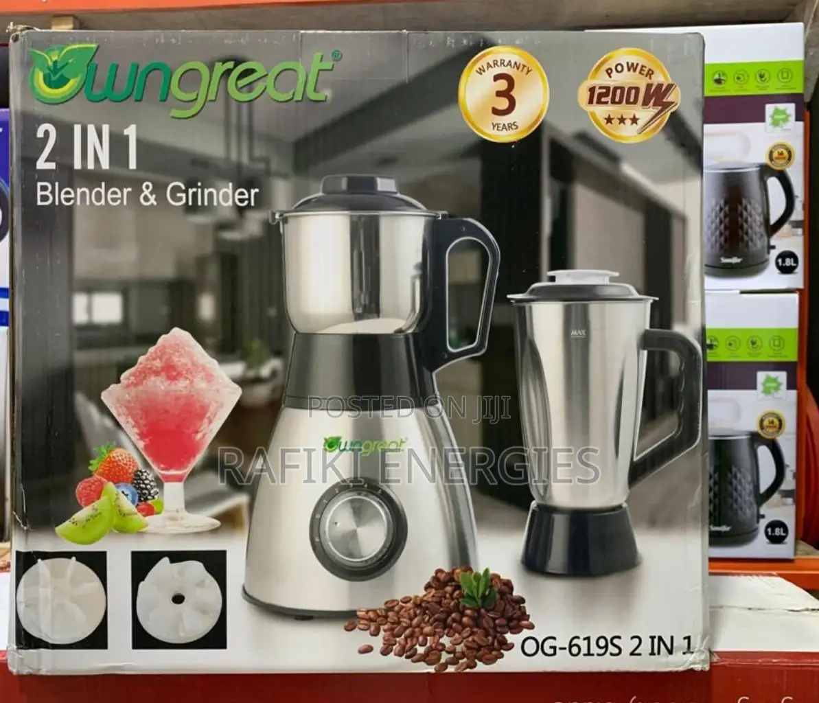 Owngreat 2 in 1 Metallic Blender
